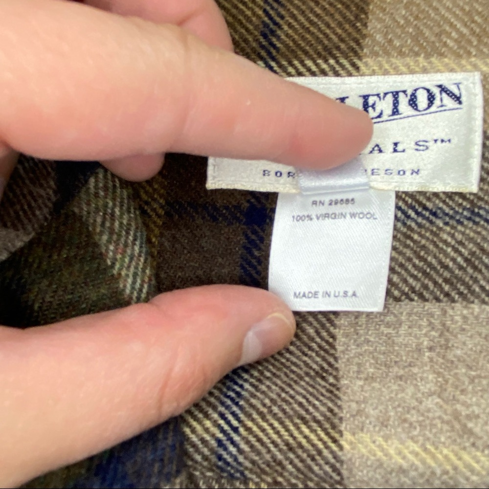 Vintage Pendleton Wool Brown Tan Shacket Size Med… - image 3